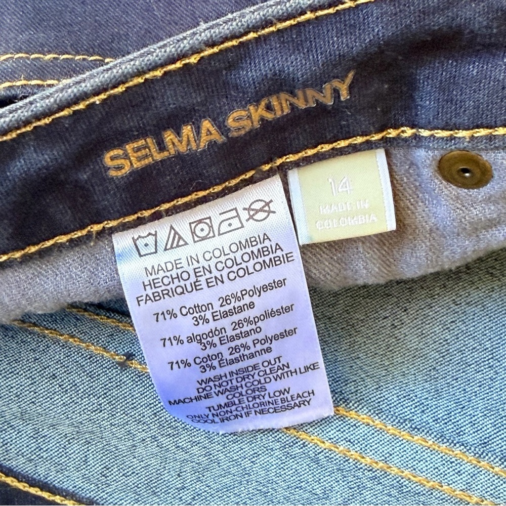 Woman’s Micheal Kors Jeans Selma Skinny Size 14 - Picture 3 of 7